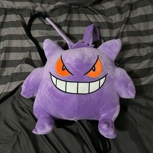 Pokemon Purple Gengar Plush Backpack